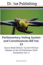PARLIAMENTARY VOTING SYSTEM AND CONSTITU af Rebecca Simmons