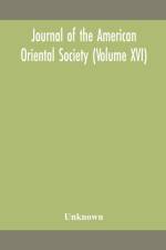 JOURNAL OF THE AMERICAN ORIENTAL SOCIETY af Unknown