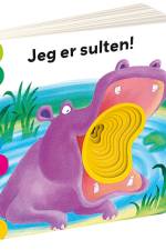 Regnbuebog - Jeg er sulten (papbog med 11 kig-huller)