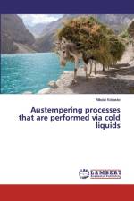 Austempering processes that are performed via cold liquids af Nikolai Kobasko