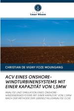 Acv Eines Onshore-Windturbinensystems Mit Einer Kapazitat Von 1,5mw af Christian de Vigny Foze Moungang