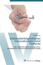 Schlusselerfolgsfaktoren internationaler Joint Ventures af Jochen Penker