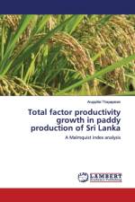 Total factor productivity growth in paddy production of Sri Lanka af Aruppillai Thayaparan