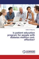 Is patient education program for people with diabetes mellitus cost-effective? af Ibrahim El-Bayoumy