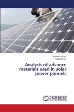 Analysis of advance materials used in solar power pannels af Mukesh Kumar