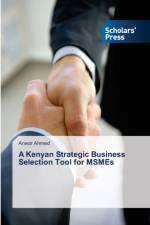 Kenyan Strategic Business Selection Tool for MSMEs af Anwar Ahmed