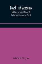 Royal Irish Academy; Todd lecture series (Volume X) The Metrical Dindshenchas Part III. af Edward Gwynn