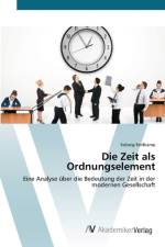 Zeit als Ordnungselement af Solveig Feldkamp
