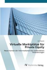 Virtuelle Marktplatze fur Private Equity af Jan Haupler