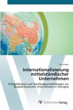 Internationalisierung mittelstandischer Unternehmen af Tino Schulz