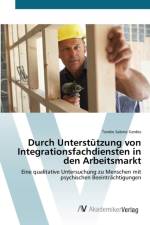 Durch Unterstutzung von Integrationsfachdiensten in den Arbeitsmarkt af Tomke Sabine Gerdes