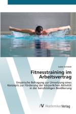 Fitnesstraining im Arbeitsvertrag af Isabel Schmidt