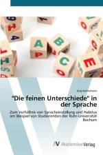 feinen Unterschiede in der Sprache af Joerg Kohlscheen