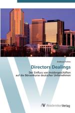 Directors Dealings af Andreas Frahne