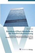 Random-Effect-Modelle in der Kreditrisikomessung af Stefan Herschel