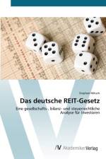 deutsche REIT-Gesetz af Stephan Miksch