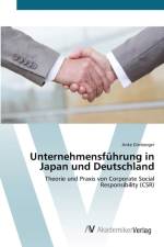 Unternehmensfuhrung in Japan und Deutschland af Anke Dirnberger
