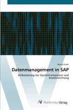 Datenmanagement in SAP af Marcel Rindt