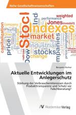 Aktuelle Entwicklungen im Anlegerschutz af Benjamin Rother