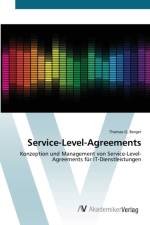 Service-Level-Agreements af Thomas G Berger
