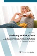 Werbung im Programm af Frederik Frey