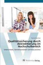 Qualitatssicherung durch Akkreditierung im Hochschulbereich af Patrick Gutschow