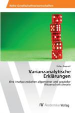 Varianzanalytische Erklarungen af Stefan Gugerell