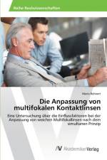 Anpassung von multifokalen Kontaktlinsen af Mario Rehnert