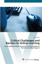 Critical Challenges and Barriers to Online Learning af Lori Tanner