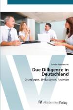 Due Dilligence in Deutschland af Sandra Kazmierczak