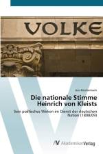 nationale Stimme Heinrich von Kleists af Jens Reichenbach