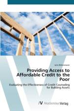 Providing Access to Affordable Credit to the Poor af Julie Birkenmaier
