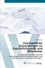 Unentgeltliche Zuwendungen an Geschaftsfreunde und Mitarbeiter af Jonas Schmid