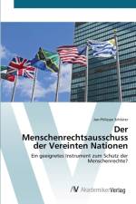 Menschenrechtsausschuss der Vereinten Nationen af Jan-Philippe Schluter