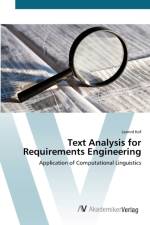 Text Analysis for Requirements Engineering af Leonid Kof