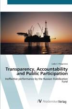 Transparency, Accountability and Public Participation af Lada V Progunova