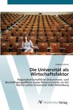 Universitat als Wirtschaftsfaktor af Andrea Schultz