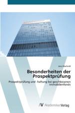Besonderheiten der Prospektprufung af Jens Machold