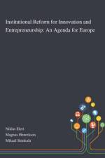 Institutional Reform for Innovation and Entrepreneurship