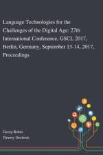Language Technologies for the Challenges of the Digital Age