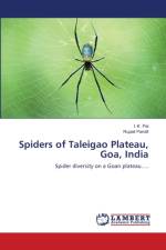 Spiders of Taleigao Plateau, Goa, India af I K Pai