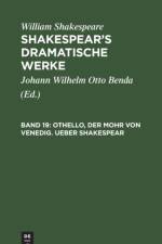 Othello, Der Mohr Von Venedig. Ueber Shakespear af William Shakespeare