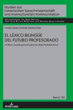 El lexico bilinguee del futuro profesorado