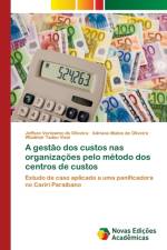 gestao dos custos nas organizacoes pelo metodo dos centros de custos af Jeffson Verissimo de Oliveira