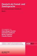 Deutsch als Fremd-und Zweitsprache Handbucher zur Sprach- und Kommunikationswissenschaft / Handbooks of Linguistics and Communication Science (HSK) Deutsch als Fremd- und Zweitsprache