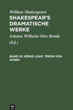 Koenig Lear. Timon Von Athen af William Shakespeare