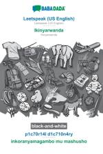 BABADADA black-and-white, Leetspeak (US English) - Ikinyarwanda, p1c70r14l d1c710n4ry - inkoranyamagambo mu mashusho af Babadada Gmbh
