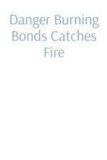 Danger Burning Bonds Catches Fire af Bryan R Cook