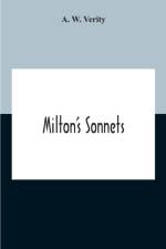 Milton'S Sonnets af A W Verity