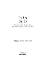 Peán, Op. 73 af Alejandro Román